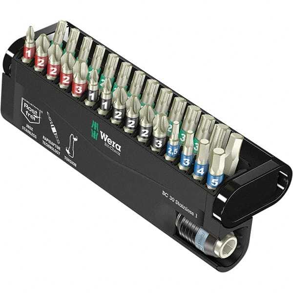 Wera 5071109001 30.0 & 30.0 Piece, Hex, Phillips, Pozidriv & Torx 1/4″ Drive