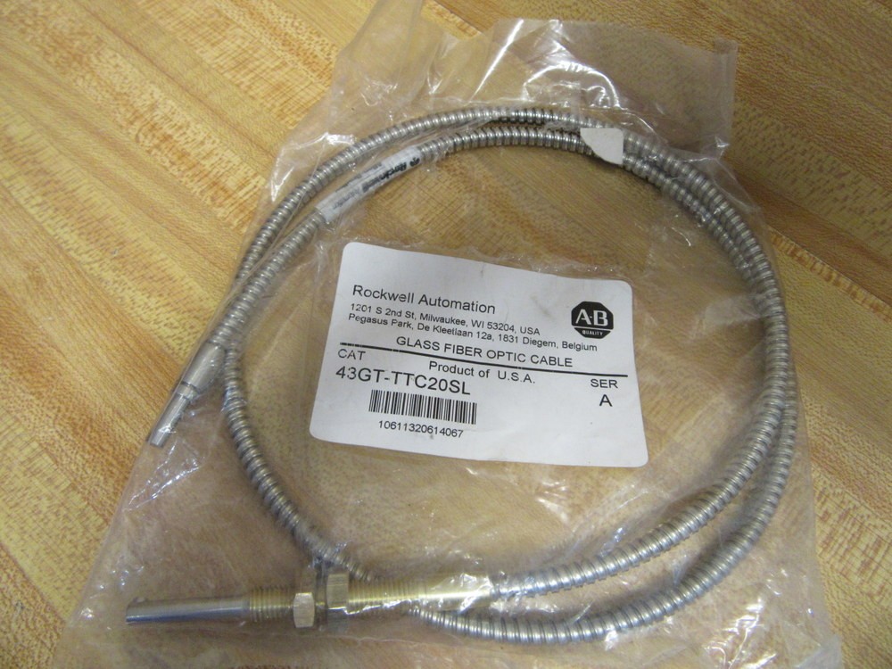 Allen Bradley 43GT-TTC20SL Glass Fiber Optic Cable 43GTTTC20SL