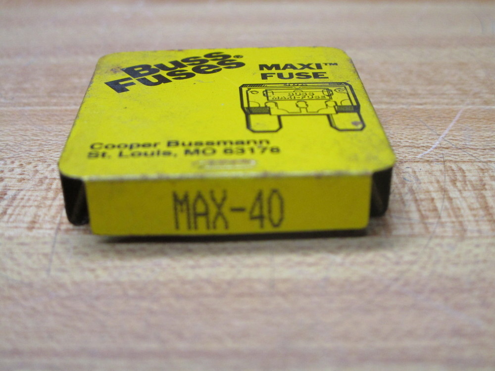 Buss MAX-40 Bussmann Automotive Fuse Cross Ref 6AYE0 (Pack of 4)