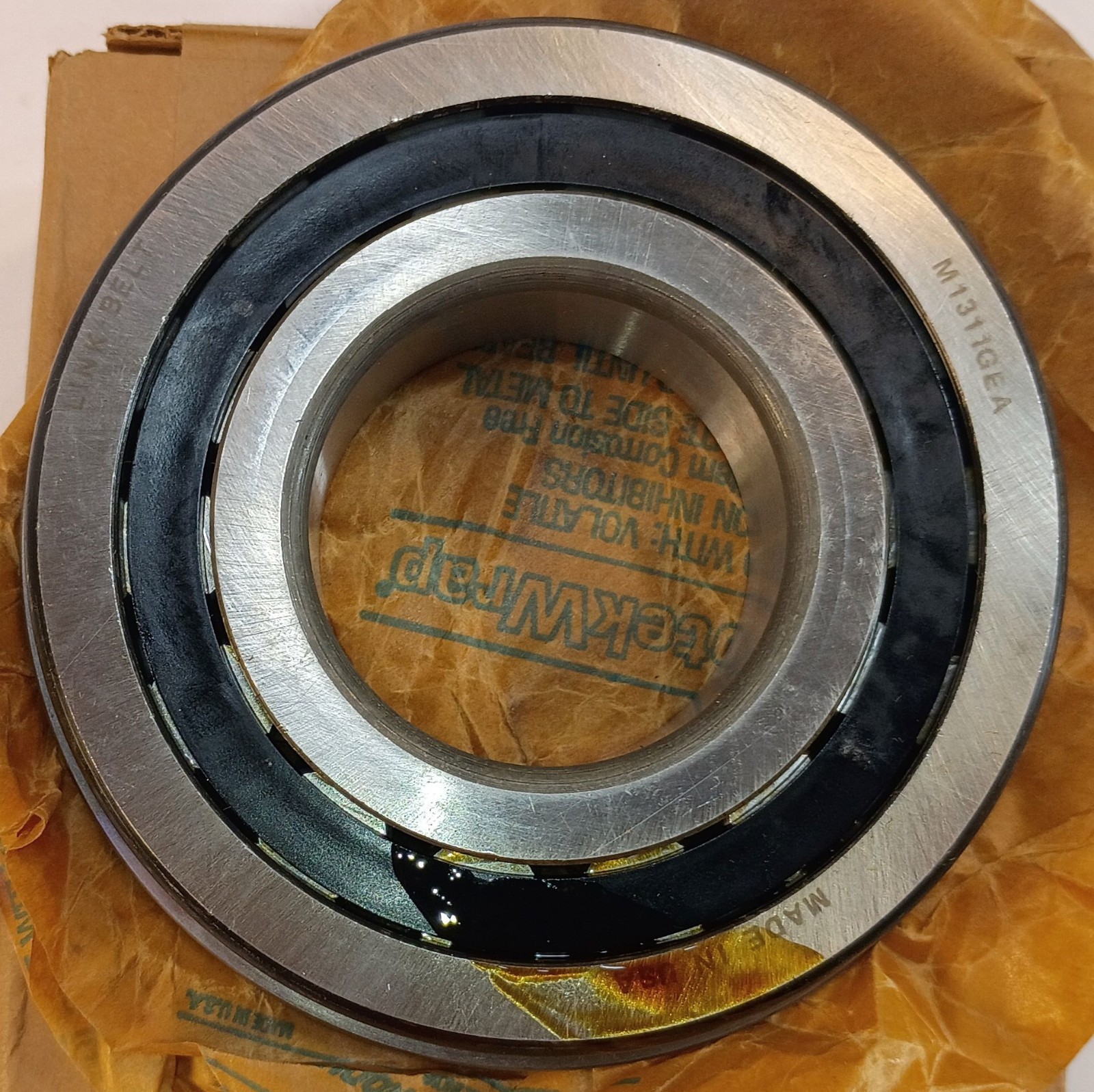 1 NEW LINK-BELT MR1311-GEA 55X120X29 ROLLER BEARING W/SNAP RING NIB *MAKE OFFER*