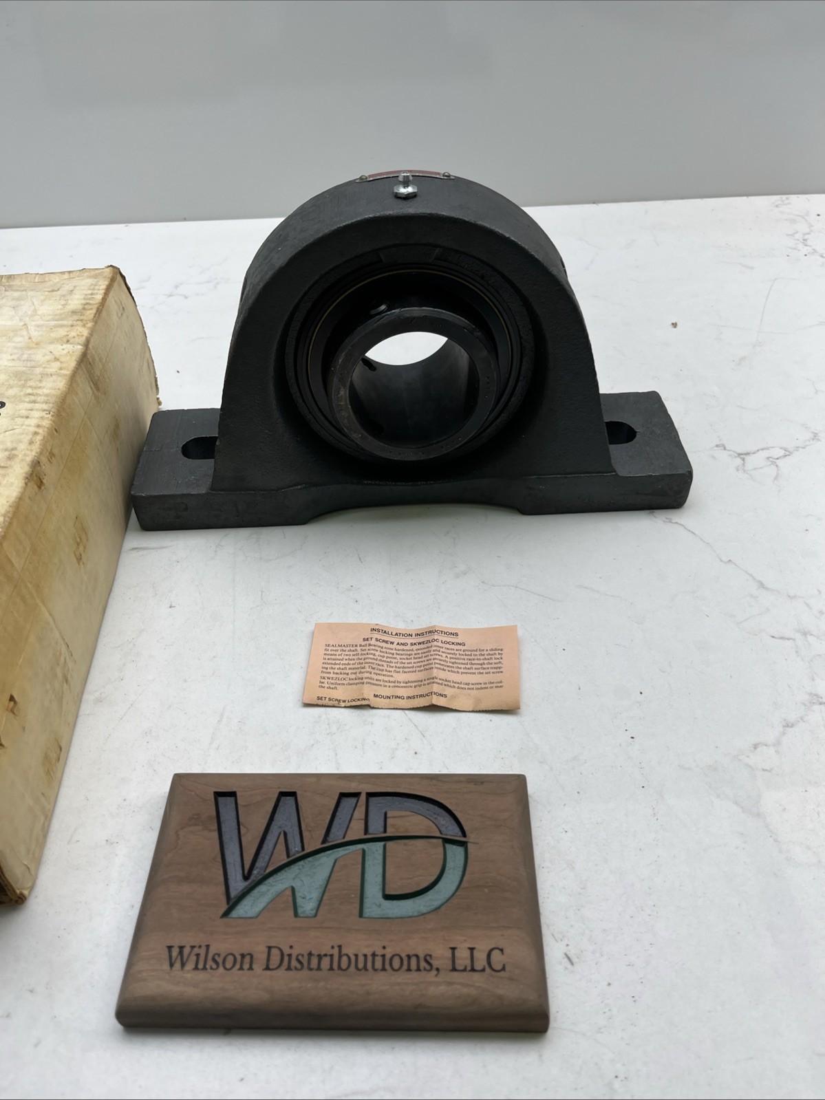 SEALMASTER MPD-43 2 11/16” PILLOW BLOCK BEARING NIB