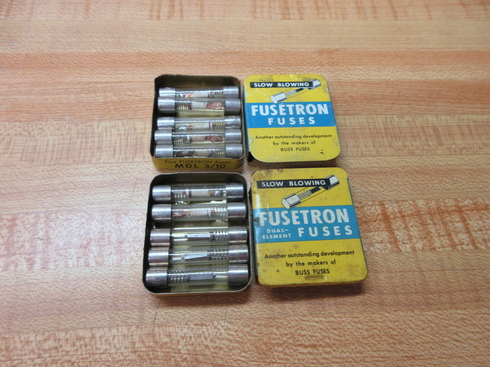 Bussmann MDL-3/10 Buss Fuse Cross Ref 6F024 Spring Element (Pack of 10)