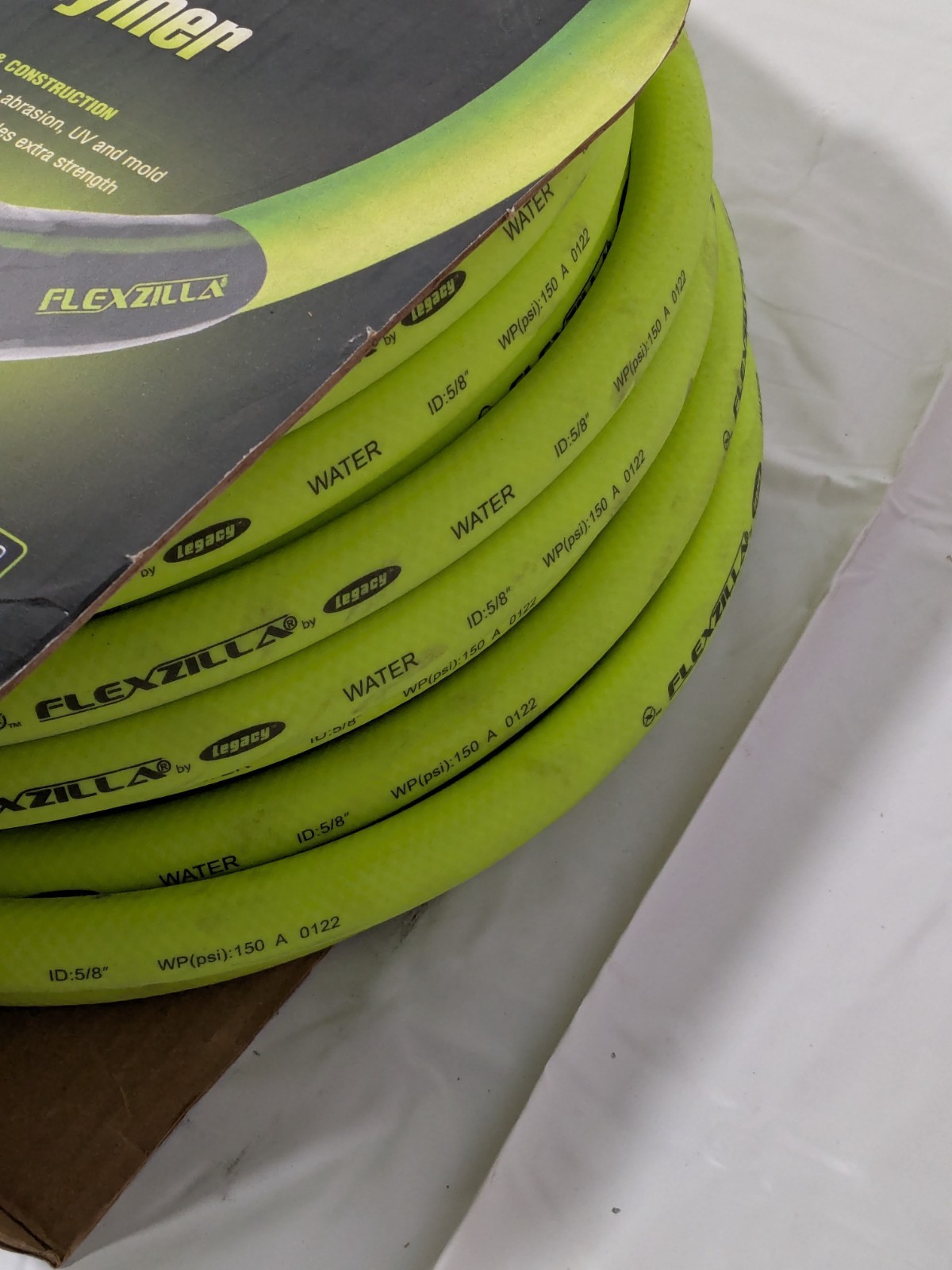 Legacy Garden Hose: 100 ft, 3/4″ GHT Thread, Hybrid Polymer, 150 psi HFZG5100YW