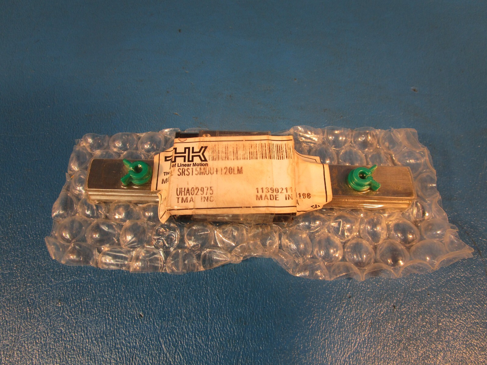 THK, SRS15MUU + 120LM, One SRS15M Linear Guide Block on a 120mm Rail