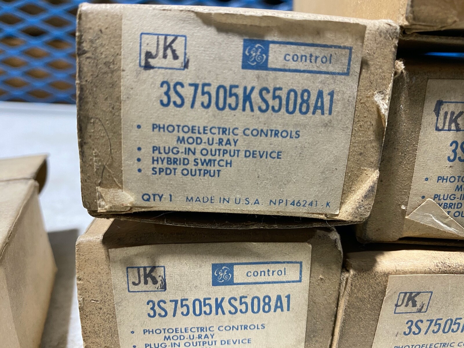 1x GE 3S7505KS508A1 Photoelectric Controls Mod-U-Ray Relay Hybrid Switch, NOS