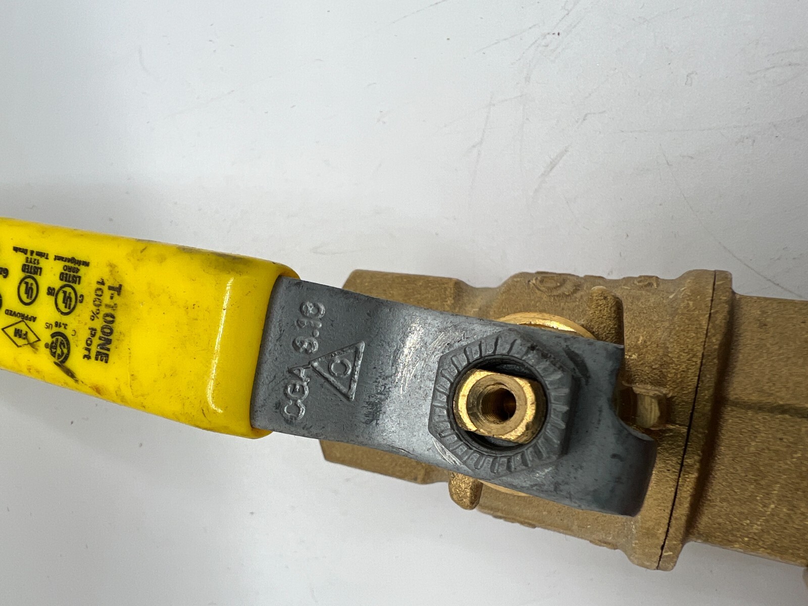 Jomar 3/4″ TWO PIECE BRASS, GAS SHUT OFF BALL VALVE T-100NE