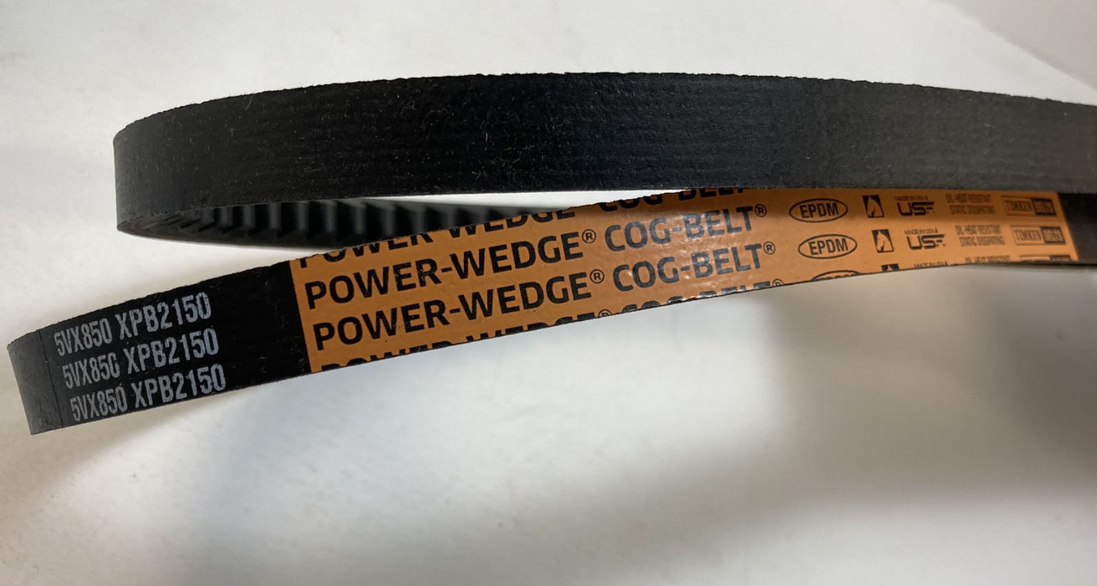 Timken Carlisle 5VX850 Power-Wedge Cog V Belt USA Made