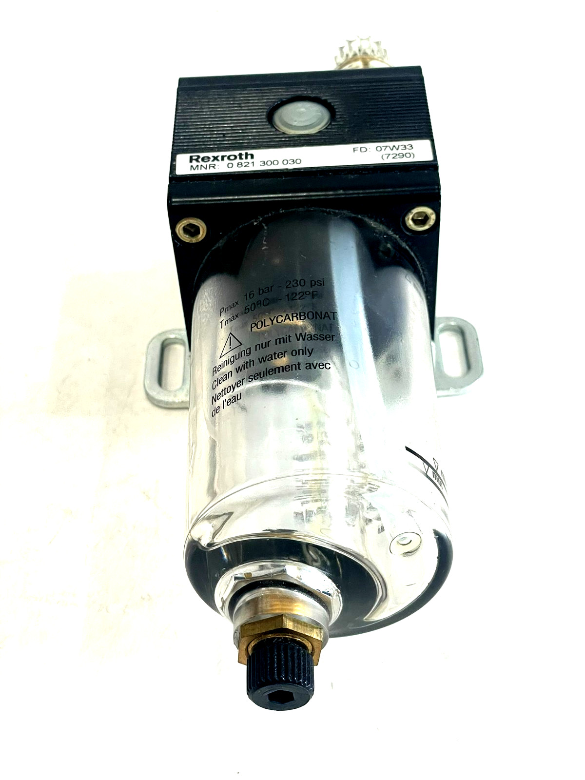 NEW REXROTH 0 821 300 030 PNEUMATIC FILTER 0821300030