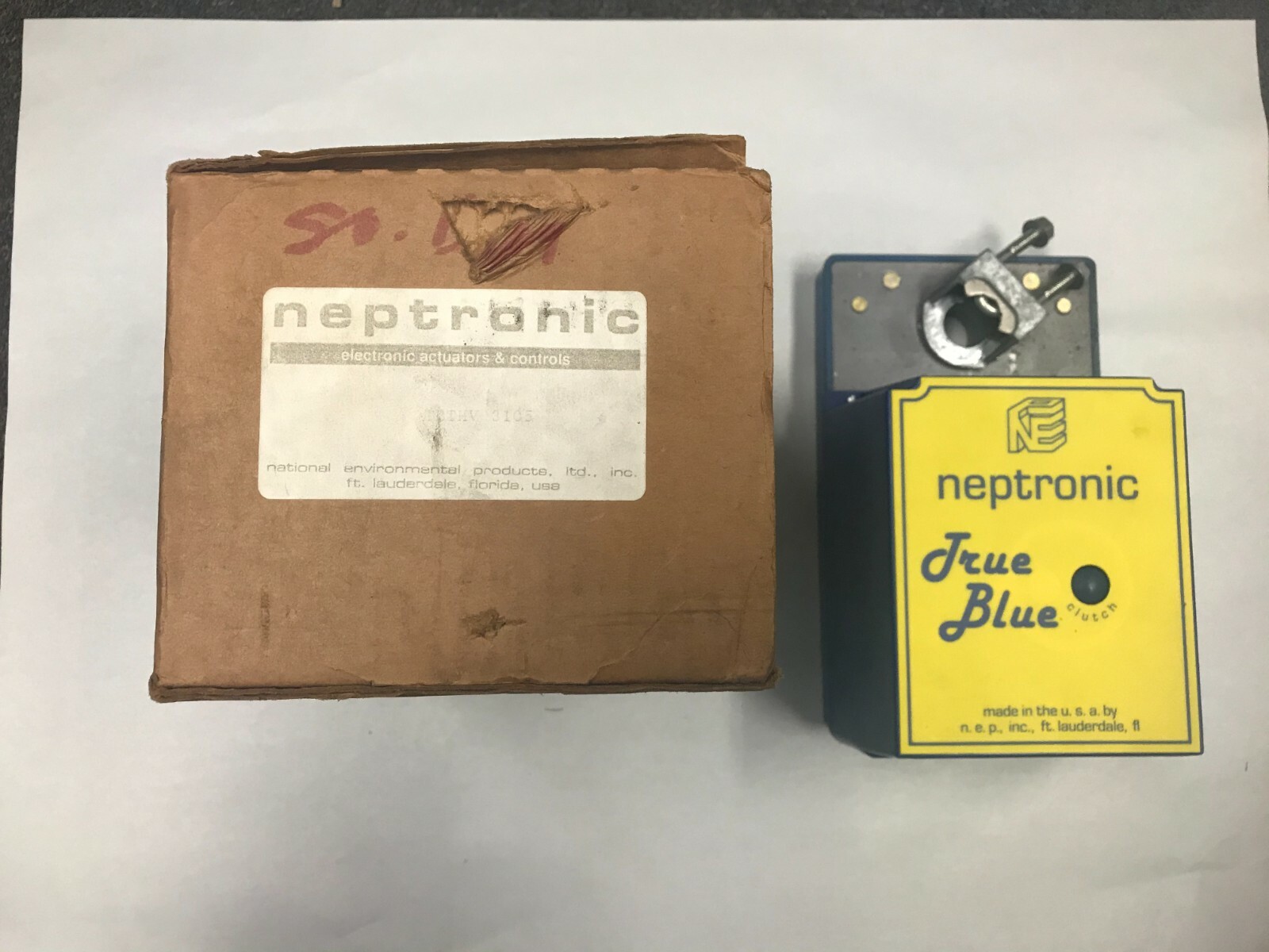 OLD STOCK NEPTRONIC TBTHV3105 ACTUATOR 110/120 VAC 50/60HZ MAX TORQUE 180 IN/LB