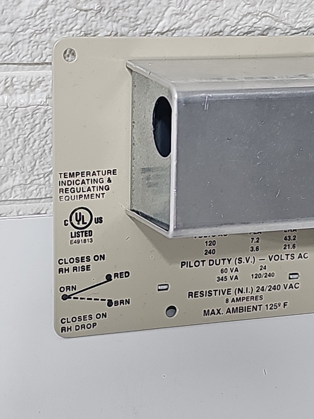 NEW BARBER COLMAN HC-201 Humidistat 120/240VAC 8A NSNP