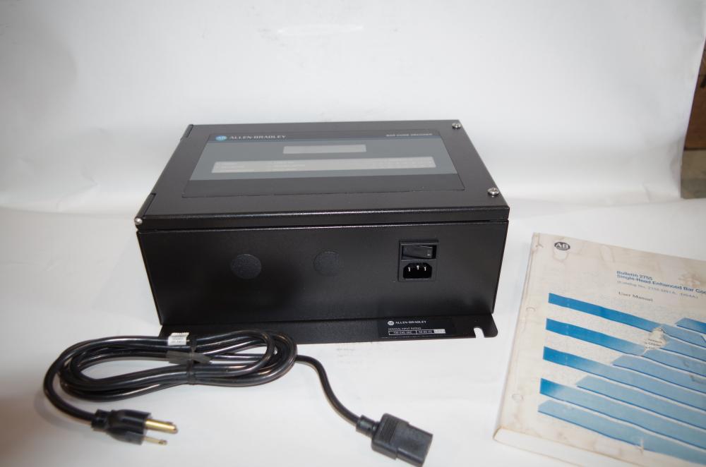 ALLEN BRADLEY SINGLE-HEAD ENHANCED BAR CODE DECODER # 2755-DS1A