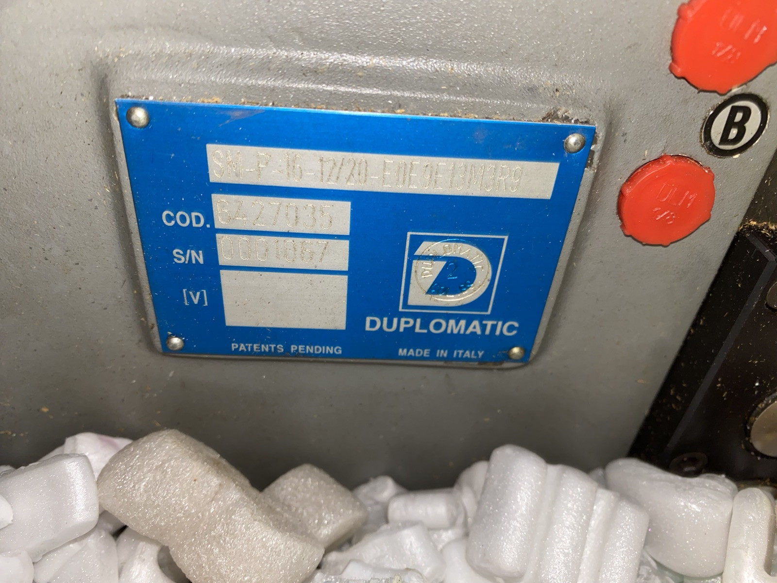 Duplomatic Indexing Turret Model SM-P-16 12/20