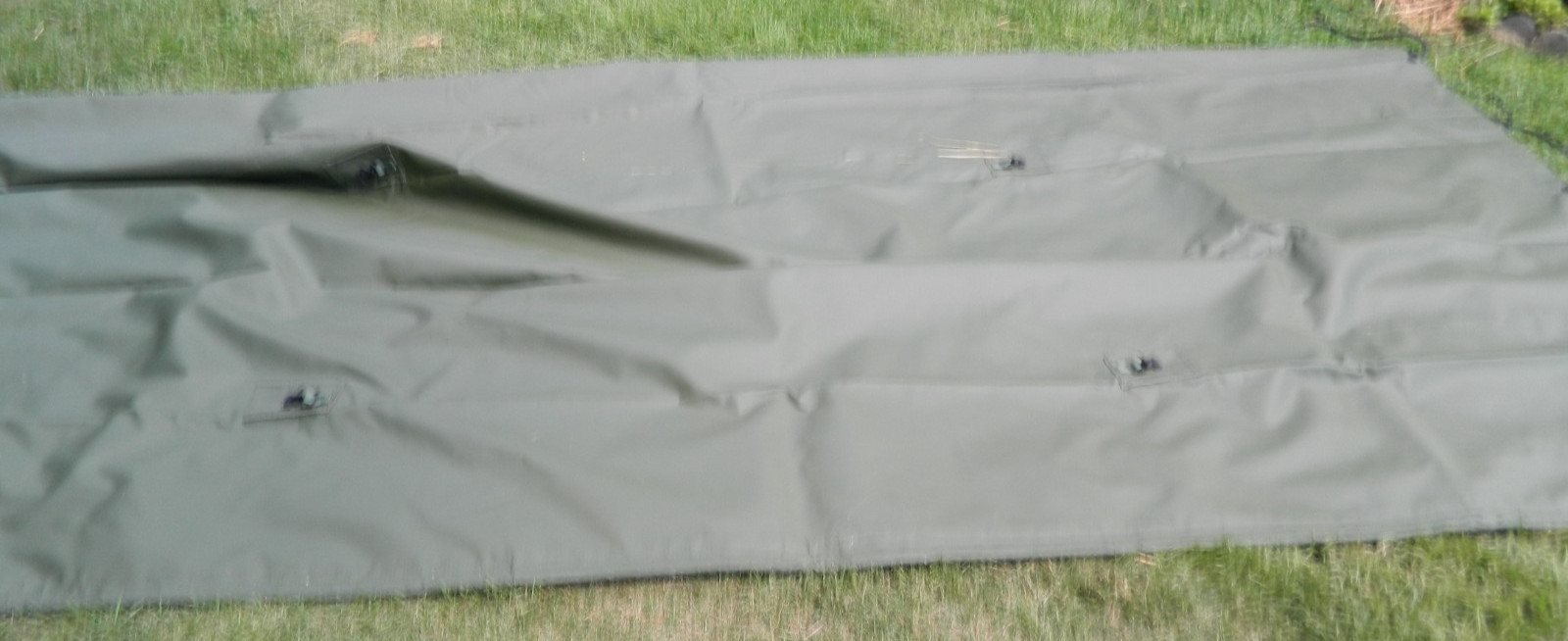 TARPAULIN MILITARY COVER EXTREME DUTY APPROX. 14FT X11FT