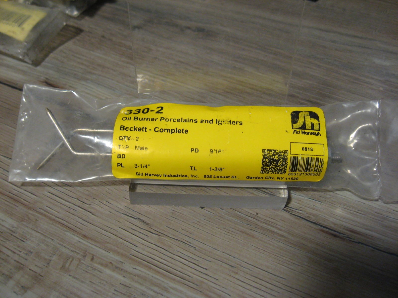 Sid Harvey’s Pair Beckett 330-2 Oil Burner Ignitors 3 1/4″ x 9/16″