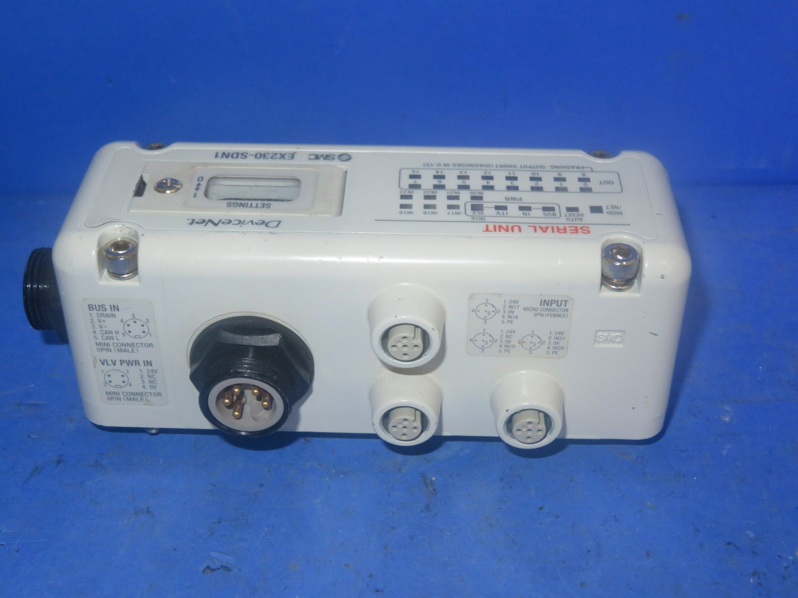 SMC EX230-SDN1 Devicenet Interface Module + 1 Year Warranty
