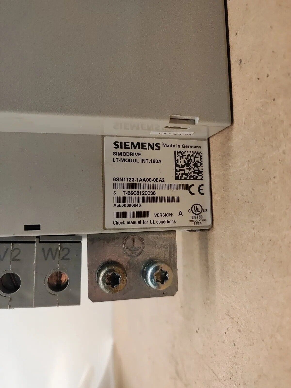 Siemens 6SN1123-1AA00-0EA2 Version: A 160A SIMODRIVE