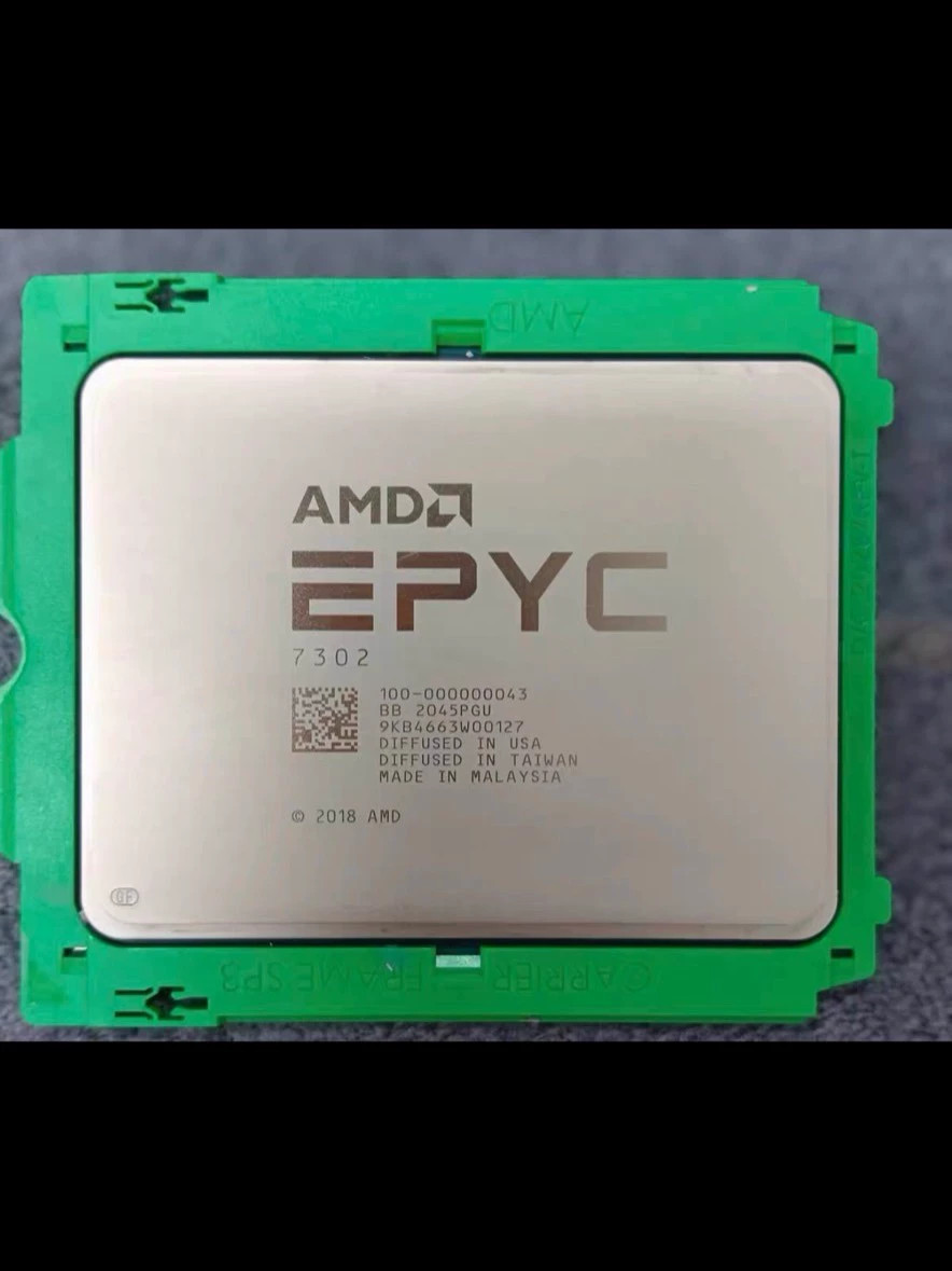 H12D-8D SP3 BMC IPMI2.0 DDR4 main board with AMD EPYC 7302 16Cores CPU 7002/3