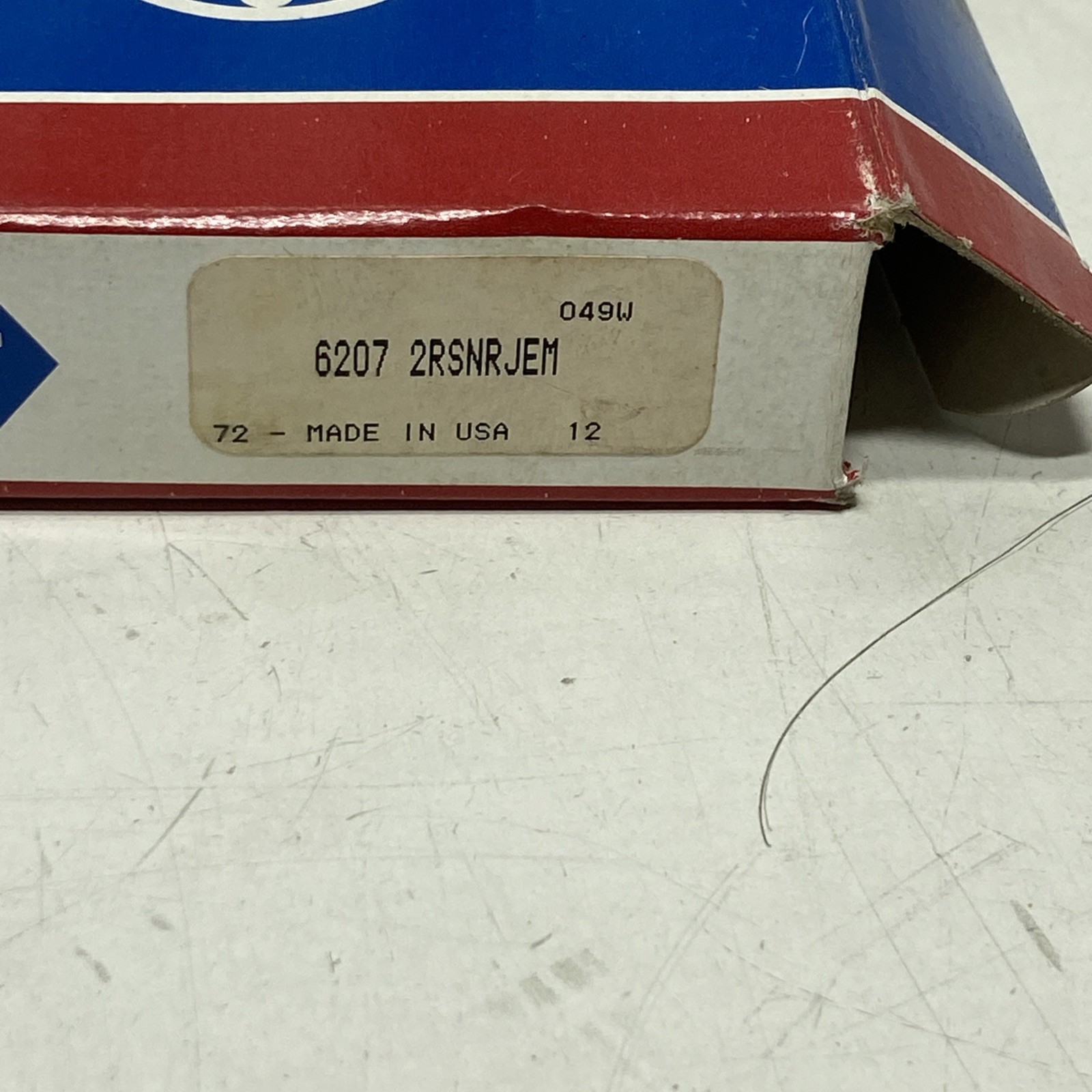 SKF Radial Ball Bearing 6207 2RSNR JEM, 35mm ID x 72mm OD x 17mm, 100Cr6