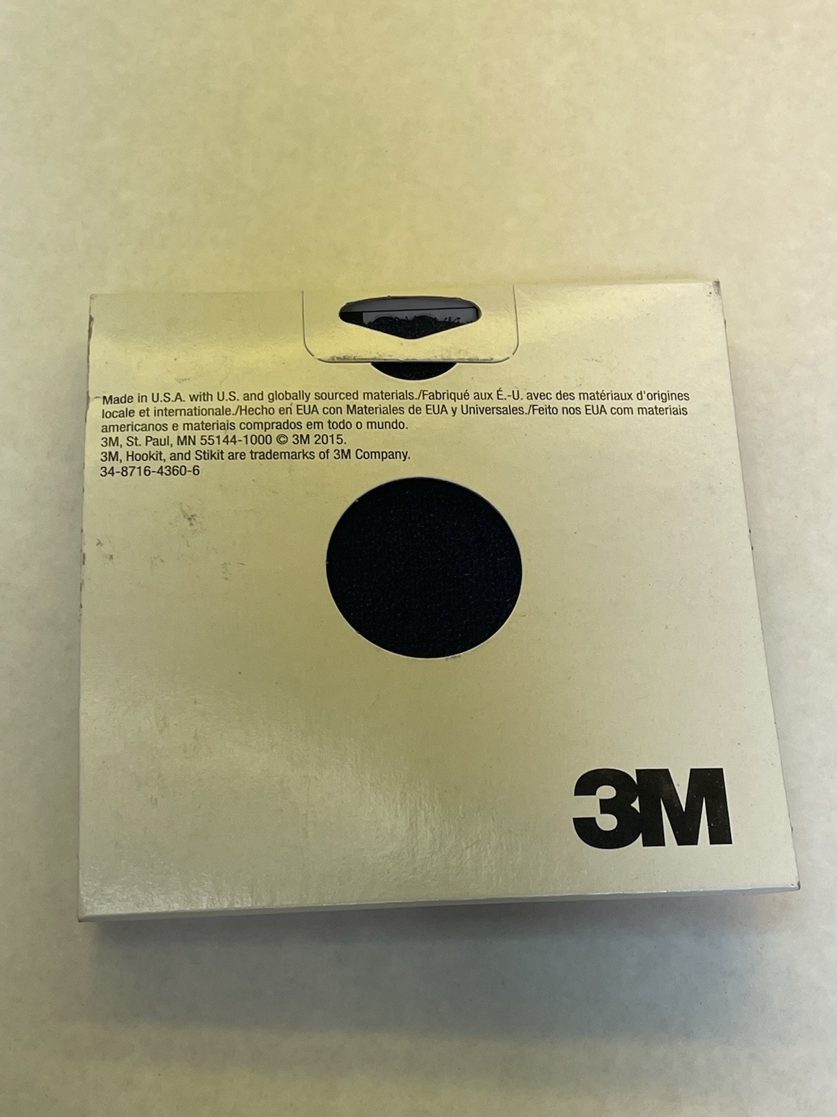 3M Hookit Low Profile Disc Pad 28852, 5 in x 3/8 in x 5/16-24 Exte (26A81)