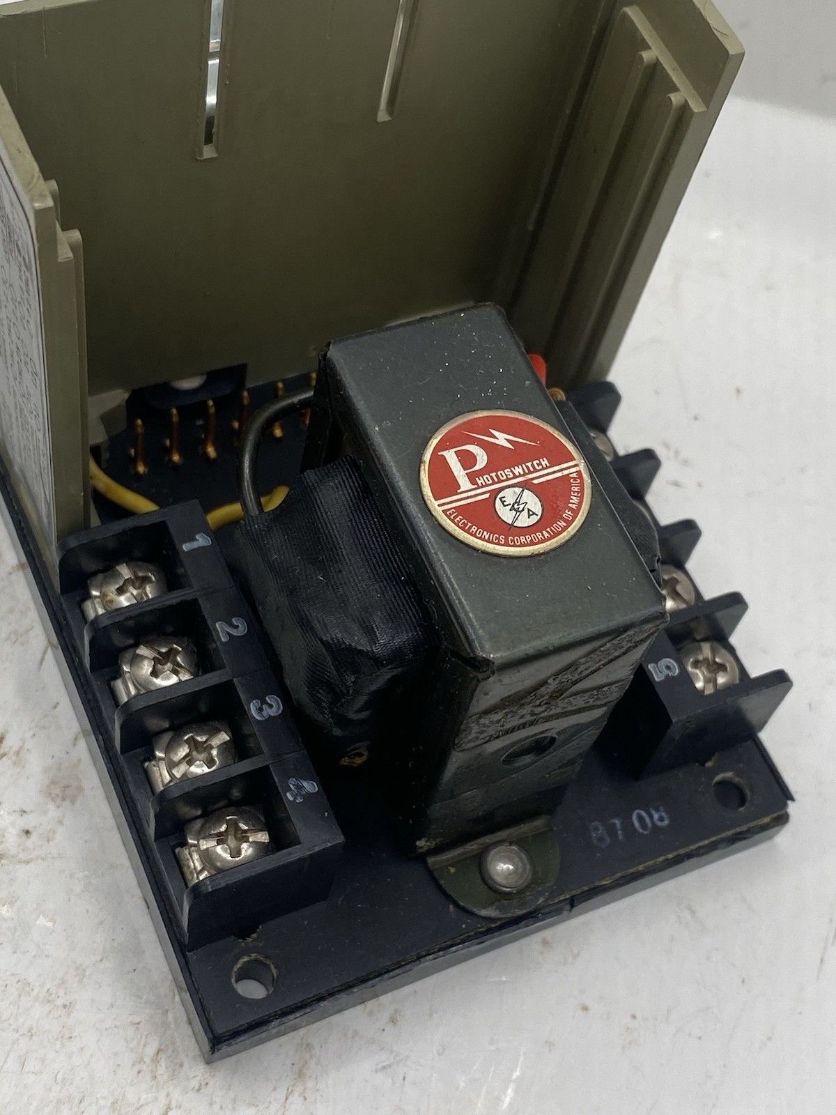 ELECTRONICS CORP CONTROL BASE 60-1480 With Relay