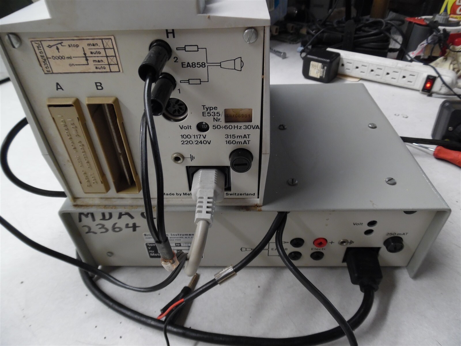 Metrohm Karl Fisher Automat E 547 and Dosimat E 535