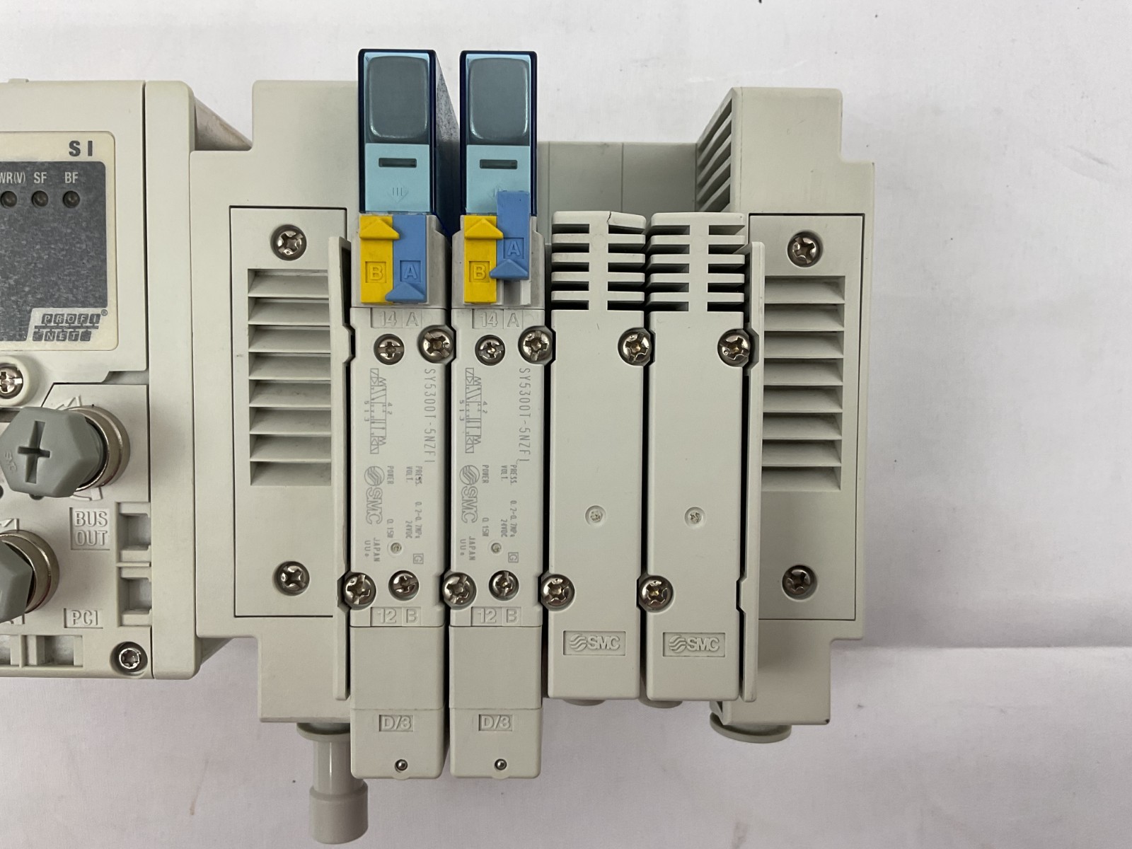 SMC ProfiNet EX600-SPN1 4 Slot Serial Transmission System SY5300T-5NZF1 Solenoid