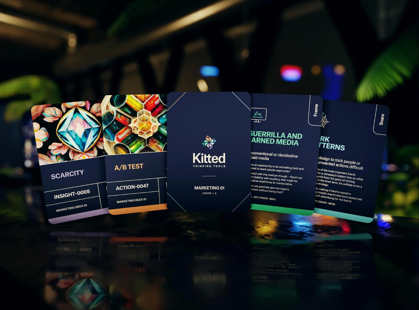 Kitted Professional Development Cards Marketing Thinking Tools – Deck 01