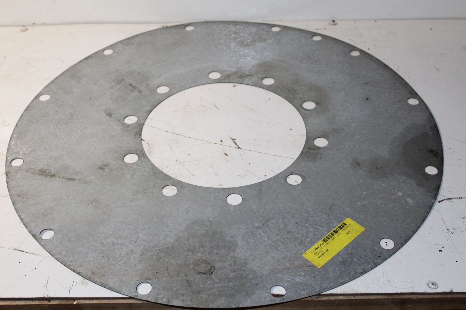 COUPLING DISC, BOLT HOLES CENTERED: 23″, OD: 24.75″ FROM WESTROCK MILL
