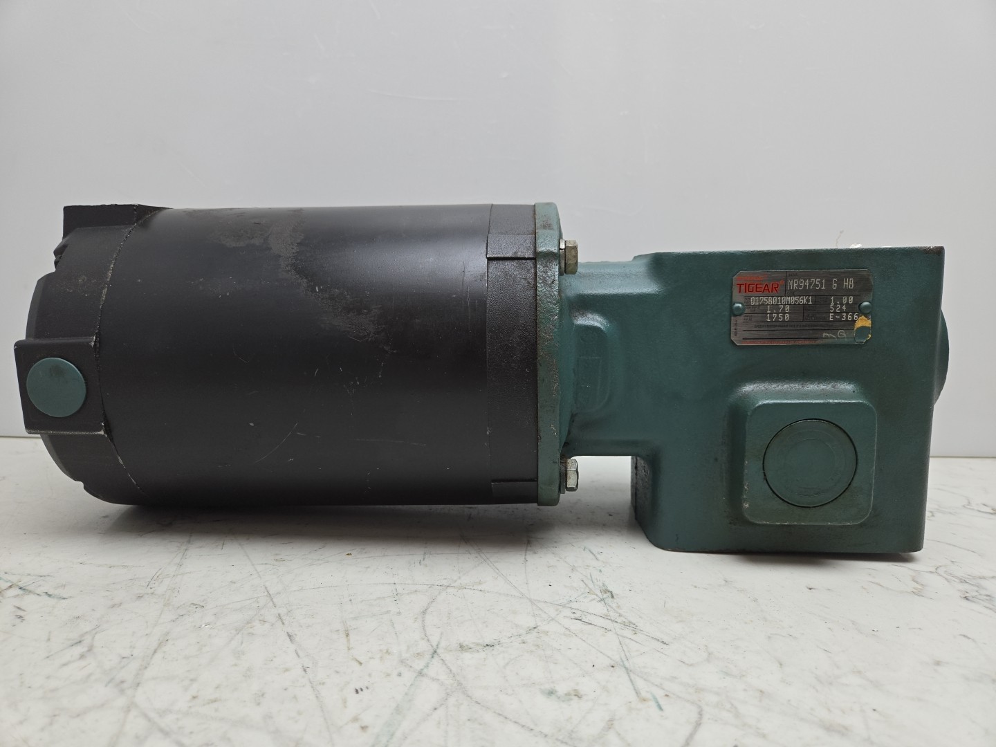 Reliance P56X1531S 1 Hp Motor 3Ph 1750 Rpm Dodge MR94751 Gear Reducer 10:1 *READ