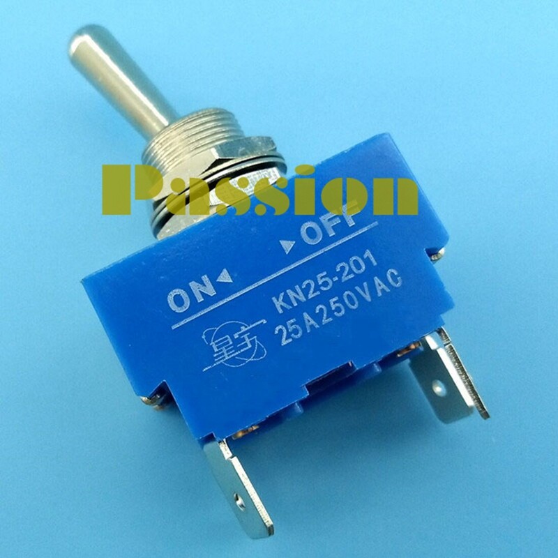 1PC NEW FOR KN25-201 25A 250VAC Toggle switch 4-pin 2 gears Inserts foot