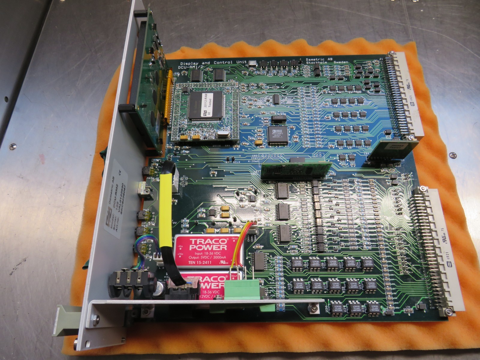 Dametric AB DCU-RM2 Display & Control Unit Valmet VAL0122830