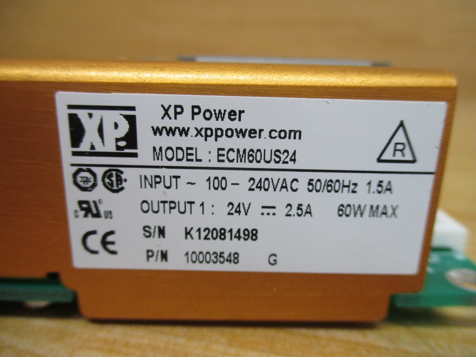 XP Power 10003548 Power Supply ECM60US24