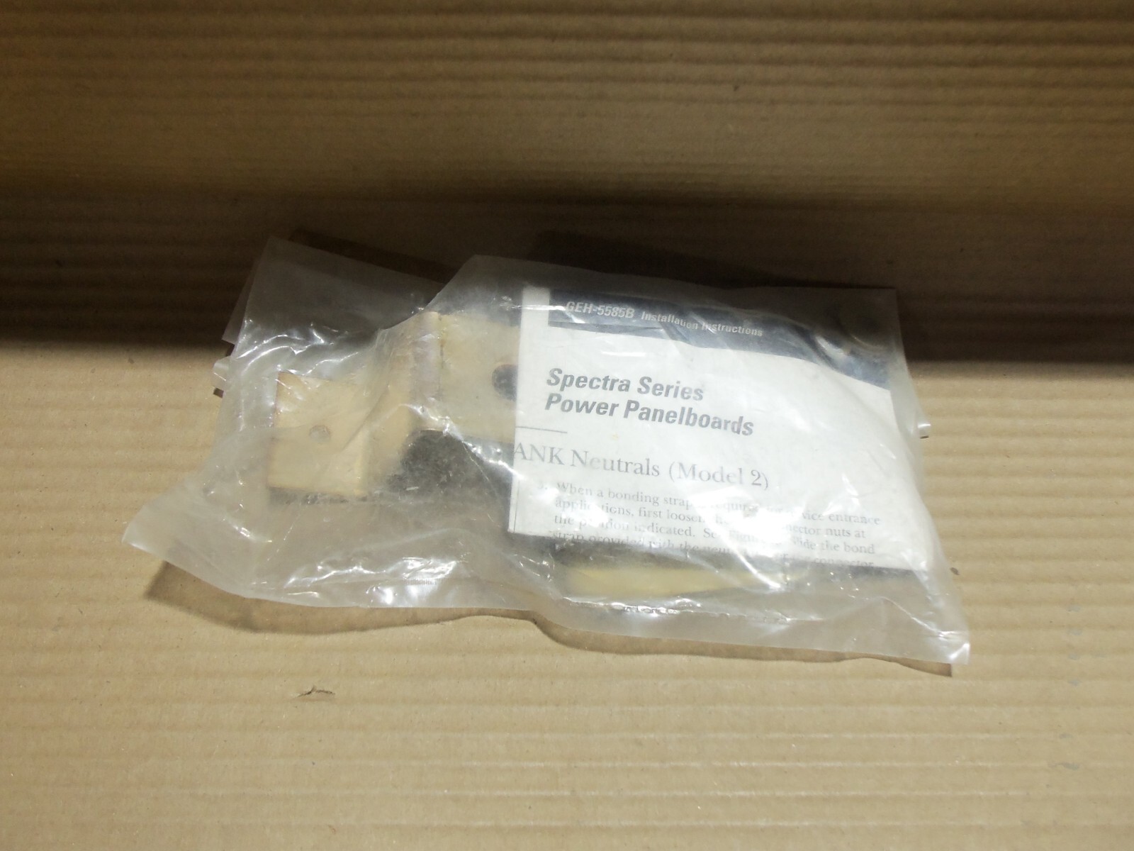 New General Electric ANK NEUTRAL Spectra Series Bond Strap Kit ANKNEUTRAL