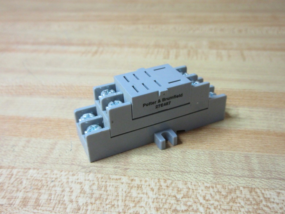 Potter & Brumfield 27E487 Relay Socket Gray