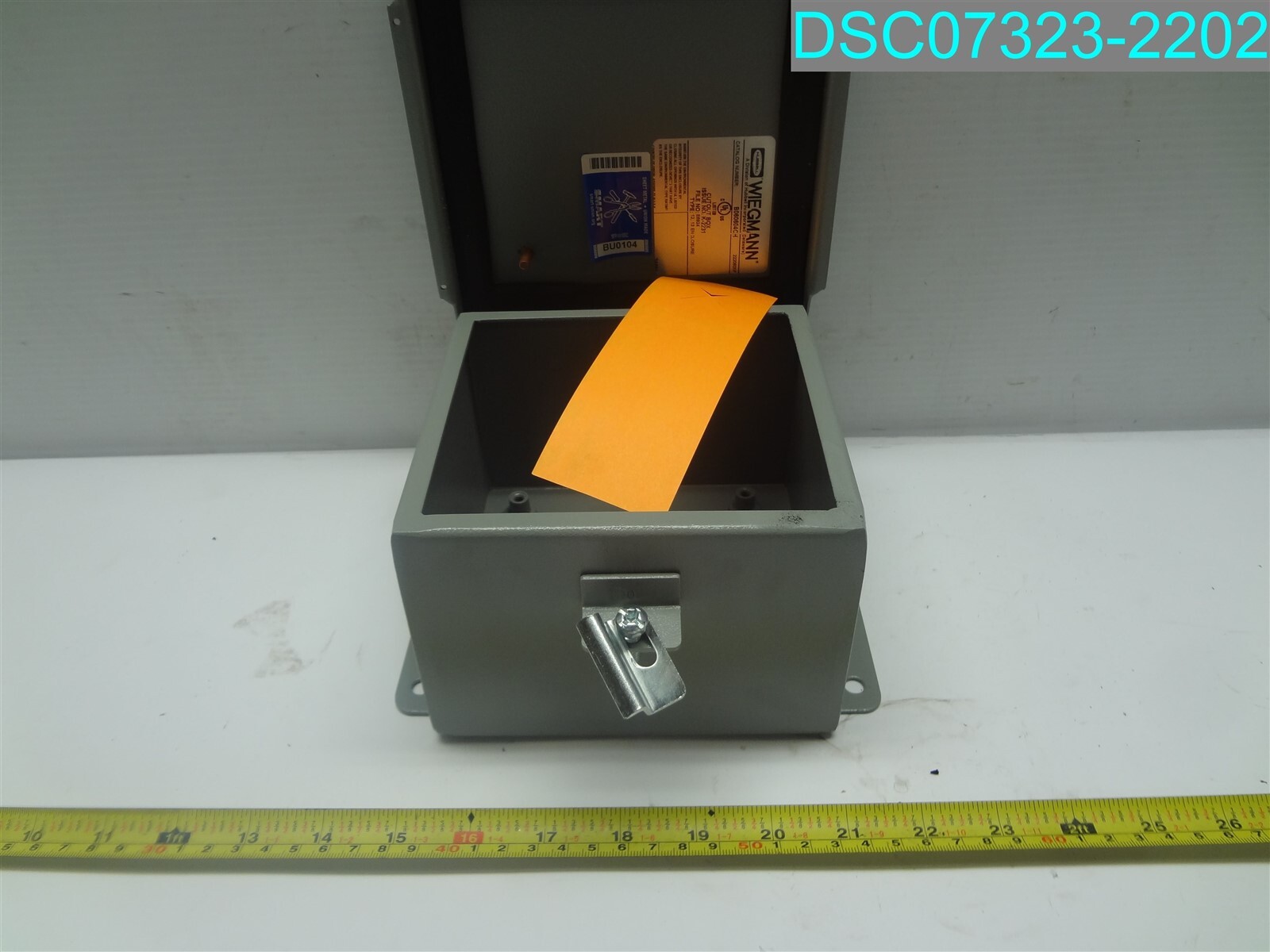 Hubbell Steel enclosure Wiegmann B060604CH TYPE 12 13 E6924 K-2231 2220608F