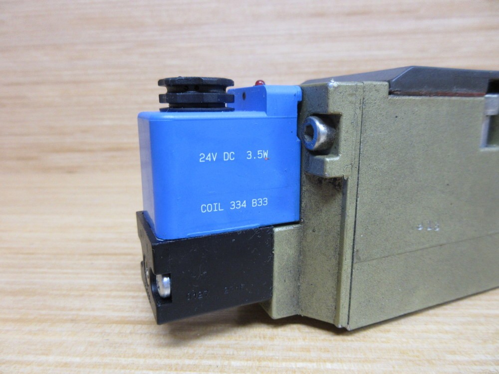 Ross W6577A3401 Pneumatic Valve (2) 24 VDC Coils