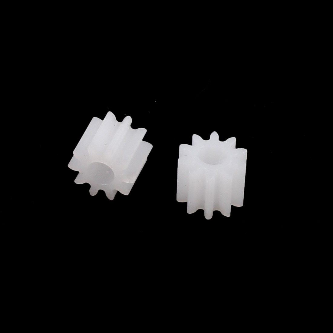 30Pcs 10 Teeth 2.5mm Hole Dia Plastic Gear Wheel