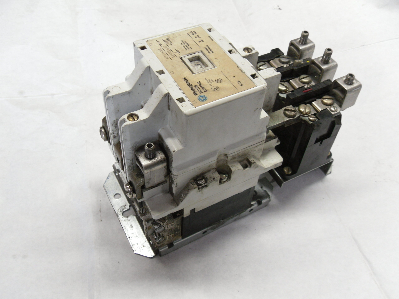 WESTINGHOUSE A200M4CAC MOTOR CONTROL W/ 5250C79G01 COIL W/ BA43A /A RELAY