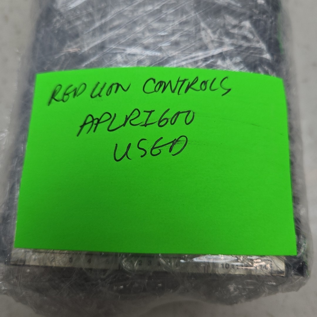 Red Lion Controls APLRI600 6 Digit Panel Meter Tachometer 115Vac Used See Pics