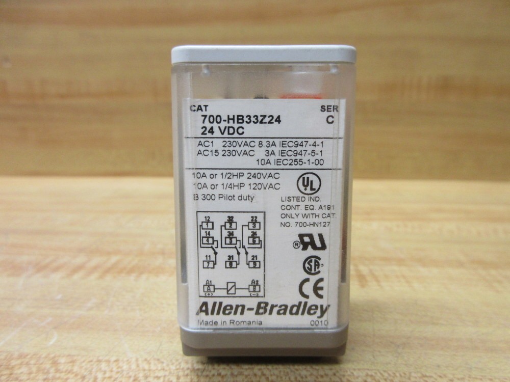 Allen Bradley 700-HB33Z24-24V DC Relay 700-HB33Z24-24VDC Series C