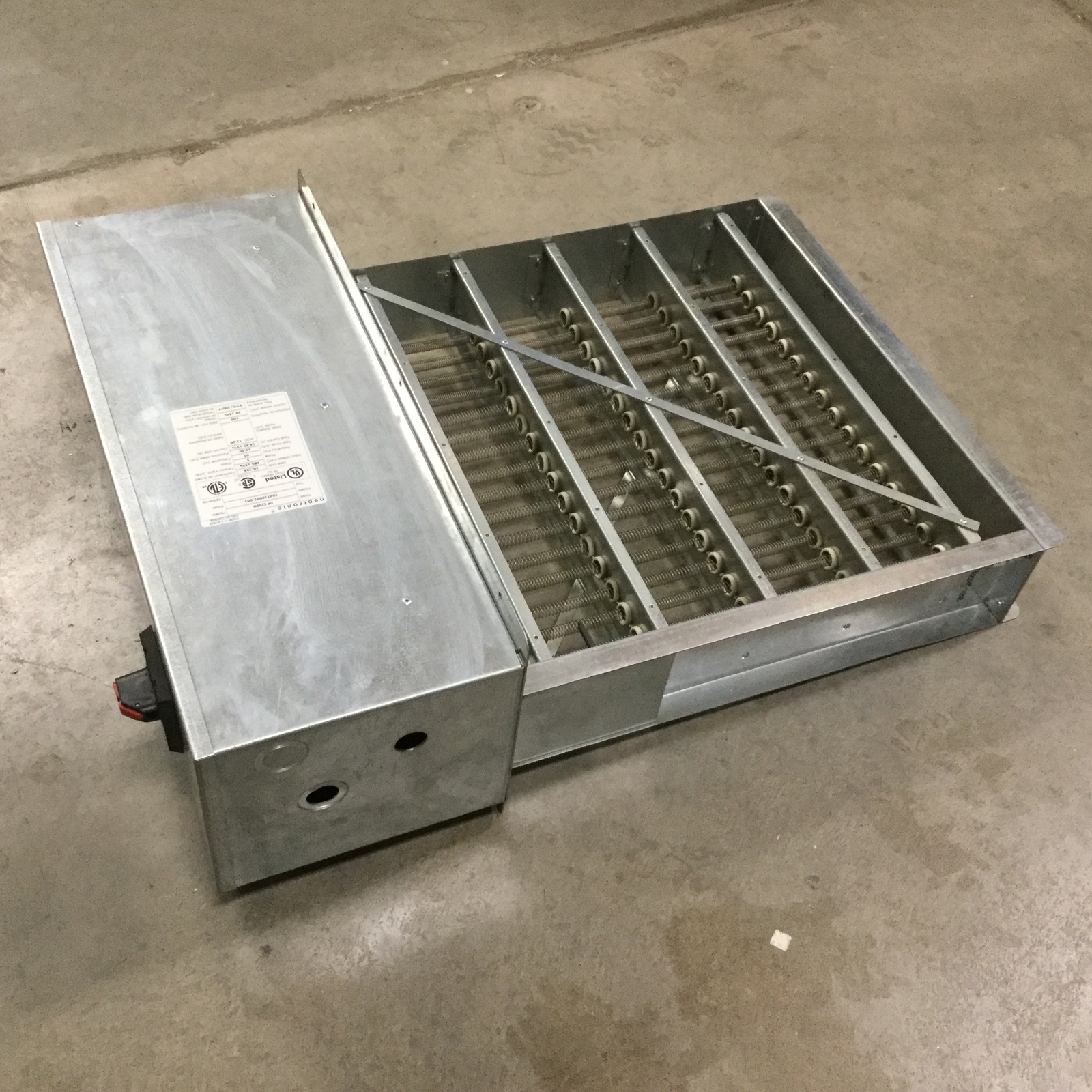 Neptronic DF CI00H Electric Duct Heater, 12KW, 14.43A, 480VAC, 3 Phase