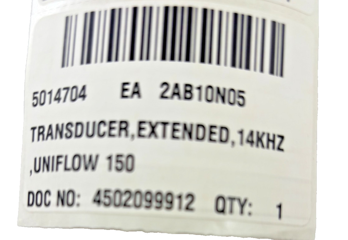 1001-1400-01 Transducer Assembly 14kHz Xducer 5436