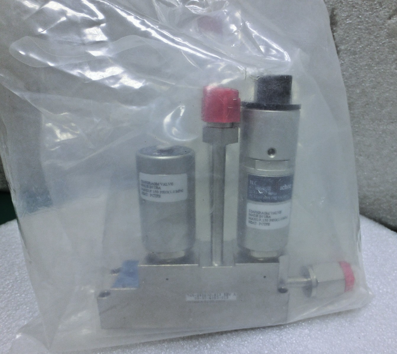 Lam Research 766-240402-413 Rev A ichor Diaphragm Valve Assy,65-100psig,Jp+9720
