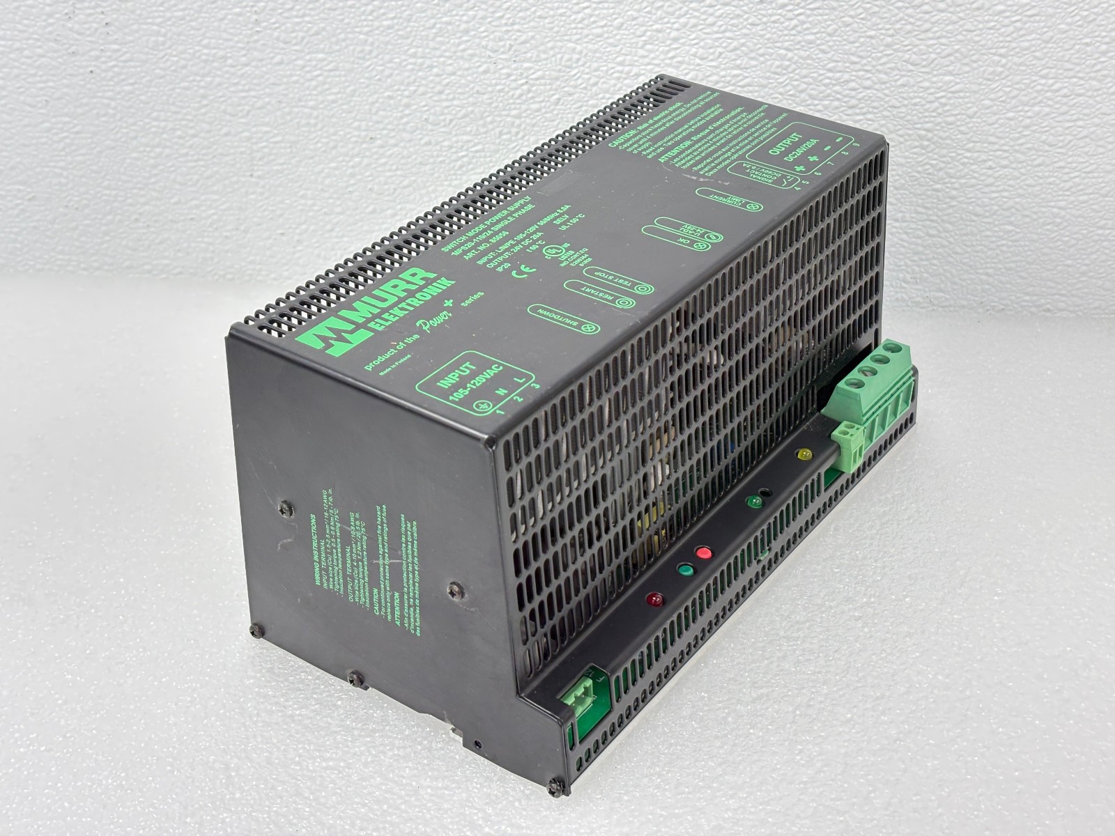 PRE OWNED | Murr Elektronik MPS20-110/24 Single Phase Switch Mode Power Supply