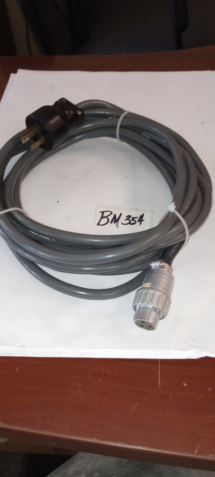 17ft. NANABOSHI WZ6811 ELECTRICAL CABLE 15 A, 125V TO A 3 HOLE CONNECTOR