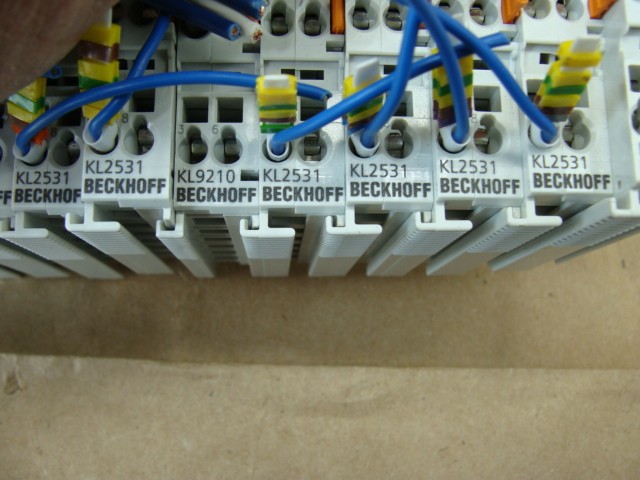 BECKHOFF CANOPEN BUS COUPLER BK5150 W/KL9210 KL2531 KL9010