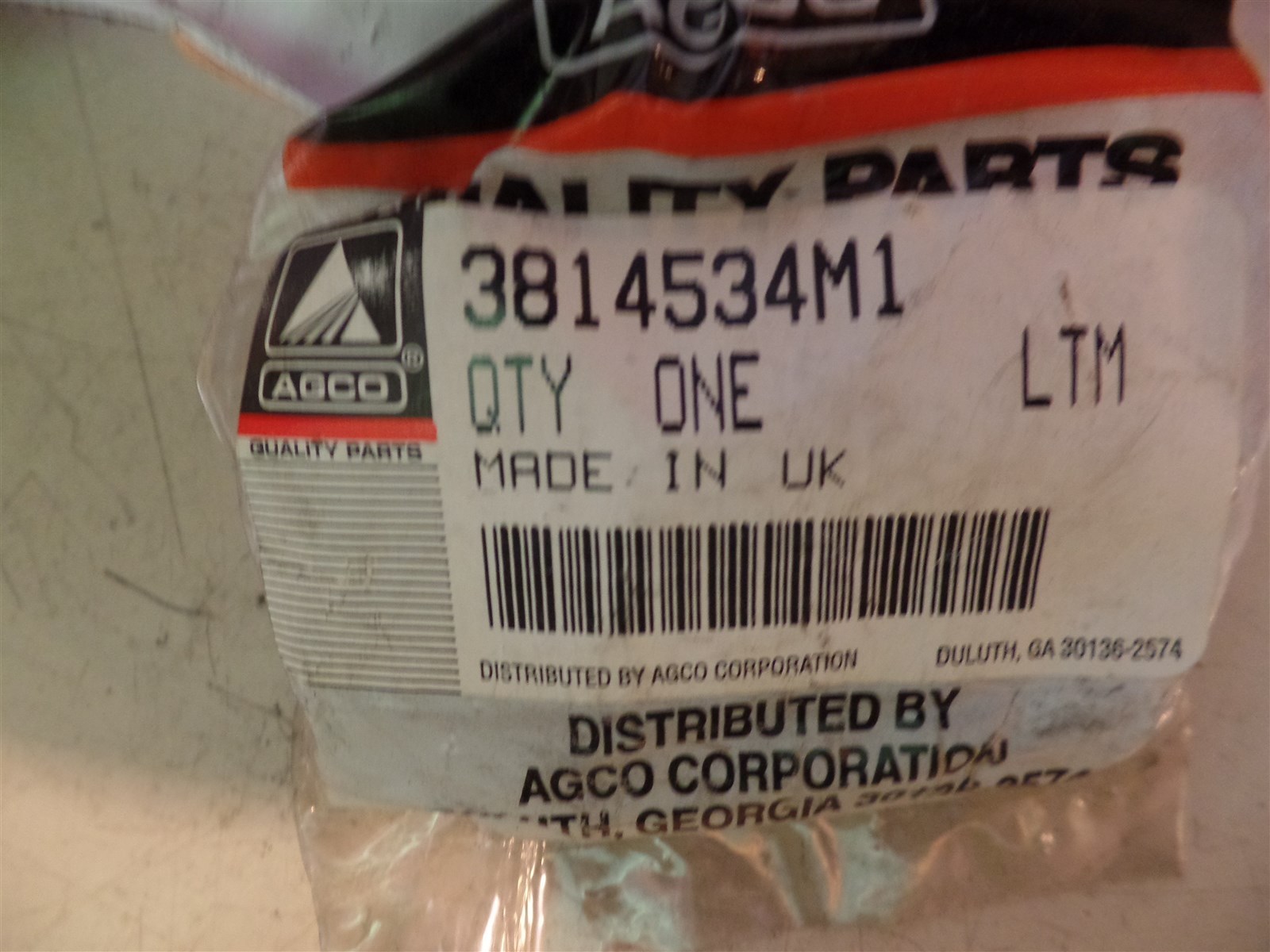 3814534M1 STUD BOLT AGCO MASSEY FERGUSON 4243 4253 4255 4260 4263 4270 4360 4370