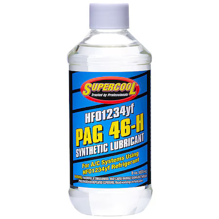 Supercool 27262 A/C Compressor Pag Lubricant Bottle Yellow, 1 Pk