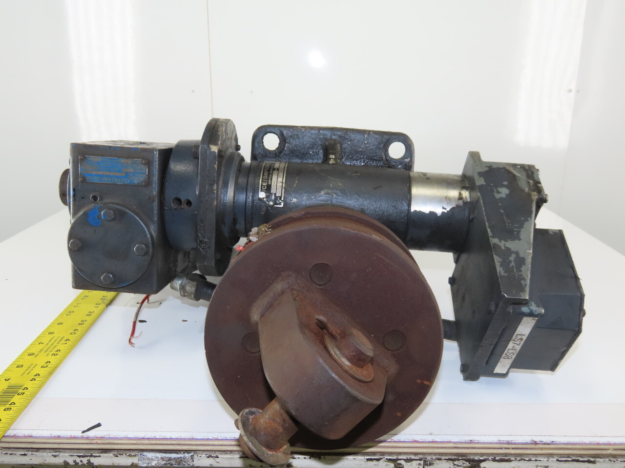 Joyce Dayton 10 Ton Machine Comdrive 36″ Screw Jack W/ 575V 3Ph Motor & Limit