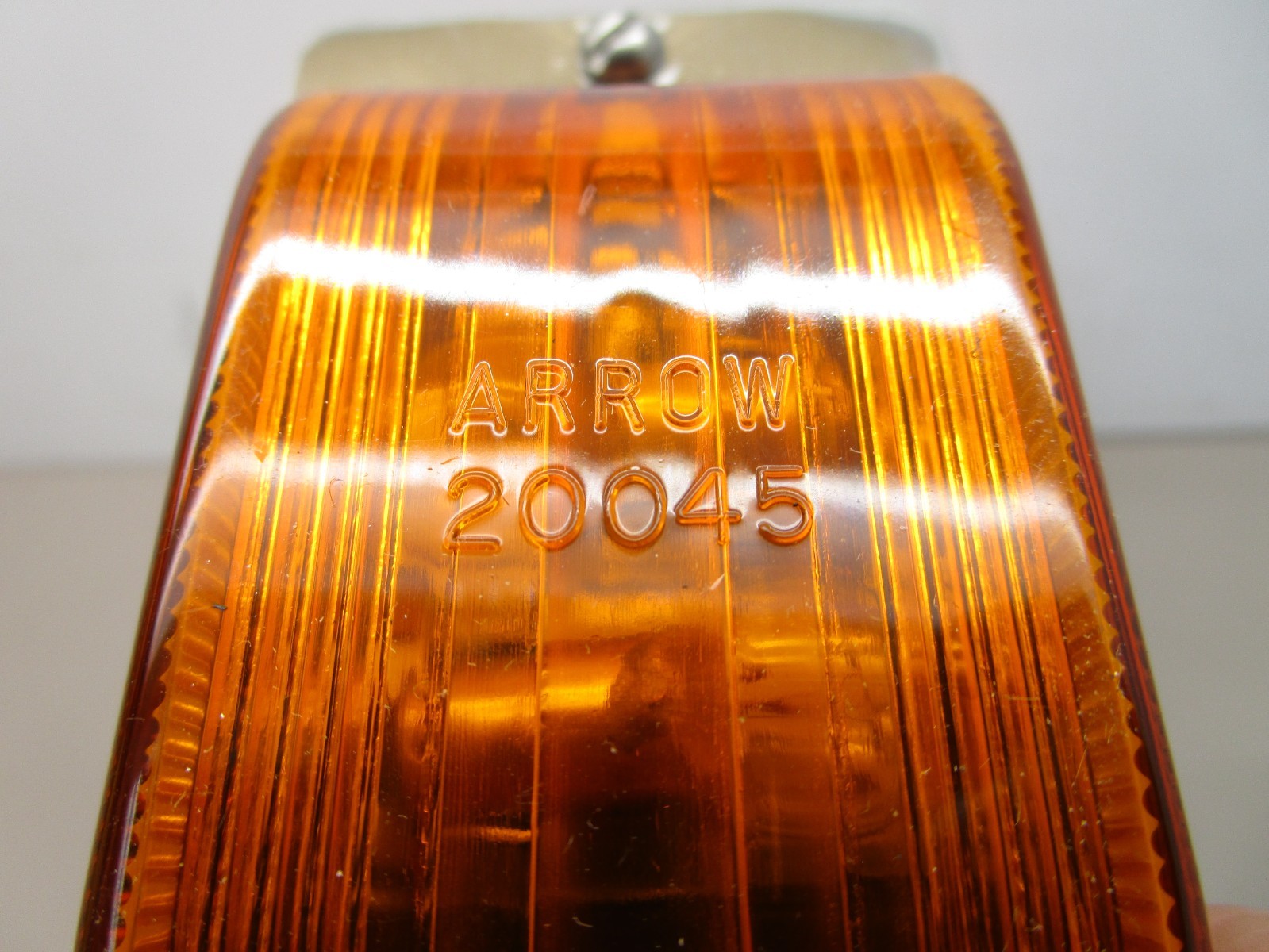 Arrow 048-75-312 No.48 Clearance Lamp Assembly Amber / Chrome 20045 Lens